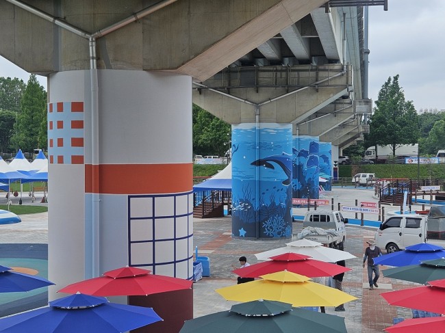 남동구, 옹벽ㆍ교각 등에 벽화 조성으로 도시경관 개선